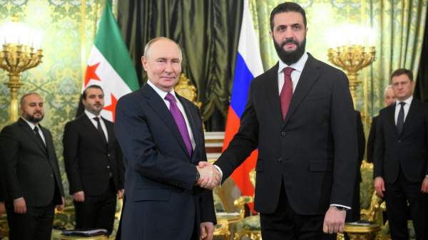 Read more about the article В Кремле начались переговоры Путина и лидера Сирии аш-Шараа